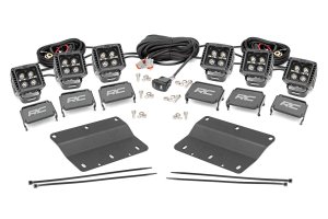 Ford Bronco LED Light Kit - Fog Mount - Rough Country - Triple 2
